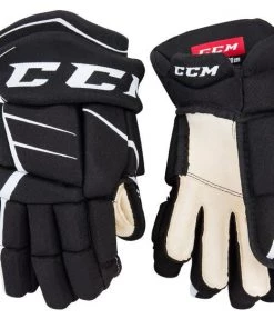 ELEVATESPORTING CCM Jetspeed FT350 Black Jr. 10" New Hockey Gloves