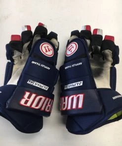 ELEVATESPORTING Used Warrior Alpha FR Pro Red/White/Blue Sr Size 14