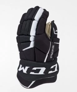 ELEVATESPORTING CCM Tacks 9040 Black/White New JR Size 12" Hockey Gloves