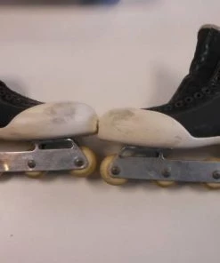 ELEVATESPORTING Inline Skates Black Adult Size 11 Used Inline Goalie Skates