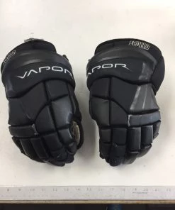 ELEVATESPORTING Bauer Apollo Black Used Size 14" Hockey Gloves