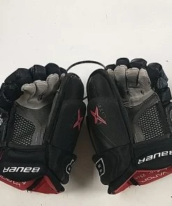 ELEVATESPORTING Bauer Vapor 1X Lite Black Yth. Size 10" Used Hockey Gloves