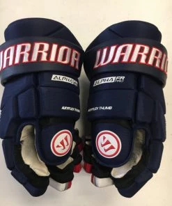 ELEVATESPORTING Used Warrior Alpha FR Pro Red/White/Blue Sr Size 14