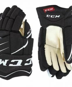 ELEVATESPORTING CCM Jetspeed FT350 Black/White Size 11" New Hockey Gloves