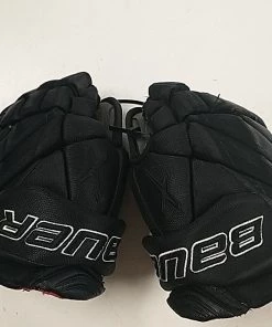 ELEVATESPORTING Bauer Vapor 1X Lite Black Yth. Size 10" Used Hockey Gloves